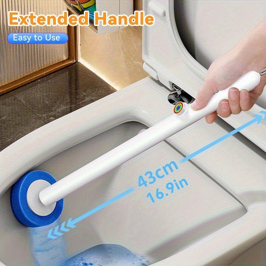 ⭐⭐⭐⭐⭐ 5.0 (4 528 vendus )Brosse de Toilette ultra-hygiénique, sans contact et sans effort. moderne avec Détergent Intégré