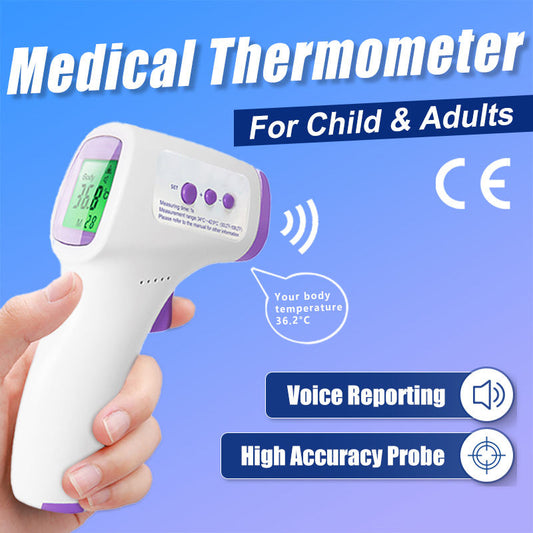 ⭐ 5.0 (2 500 vendus ) Thermomètre Frontal Infrarouge Numérique Électrique Sans Contact de Haute Précision