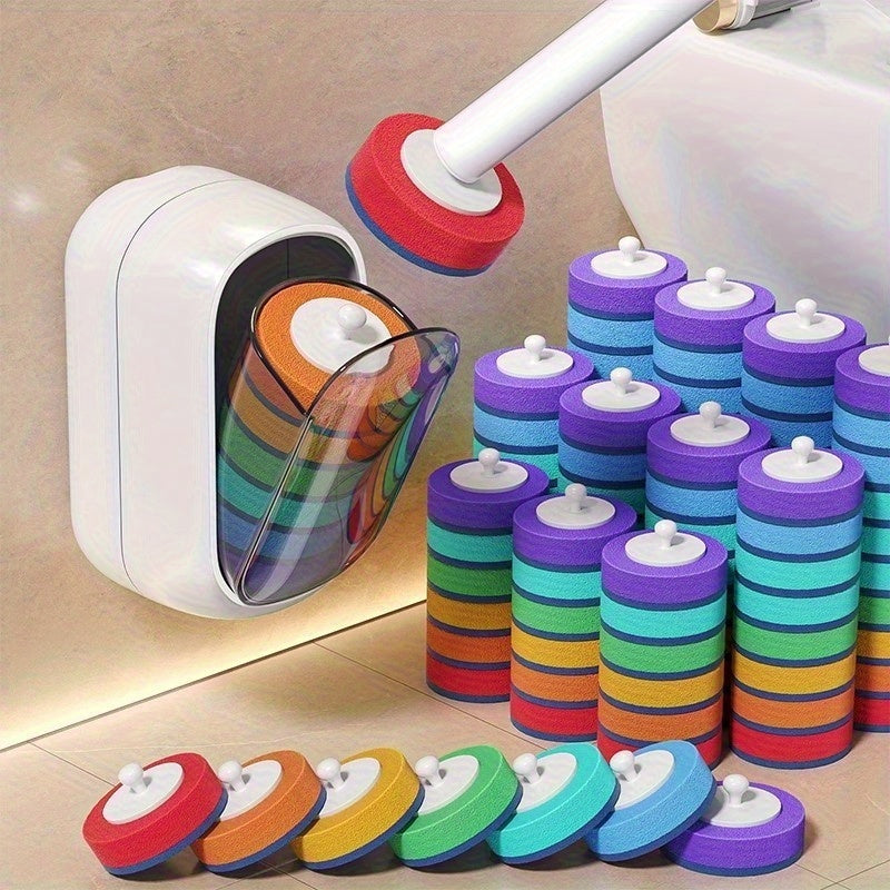 ⭐⭐⭐⭐⭐ 5.0 (4 528 vendus )Brosse de Toilette ultra-hygiénique, sans contact et sans effort. moderne avec Détergent Intégré
