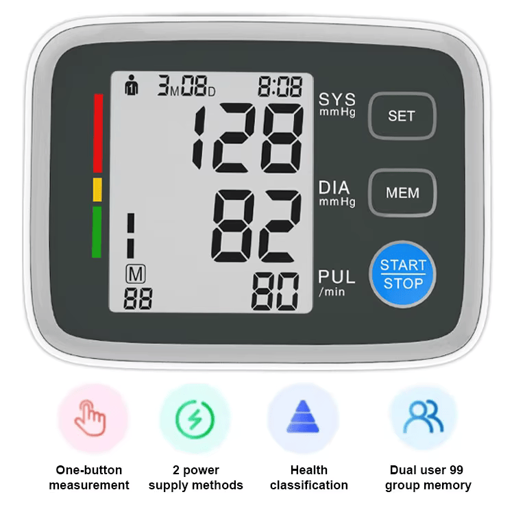 ⭐⭐⭐⭐⭐  5.0  (1 657 vendus )   Tensiomètre Médical Bluetooth